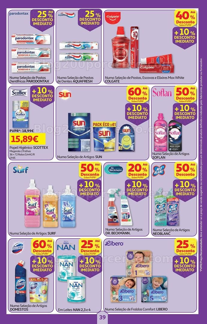 Antevisão Folheto AUCHAN Super Poupança Promoções de 9 a 15 julho