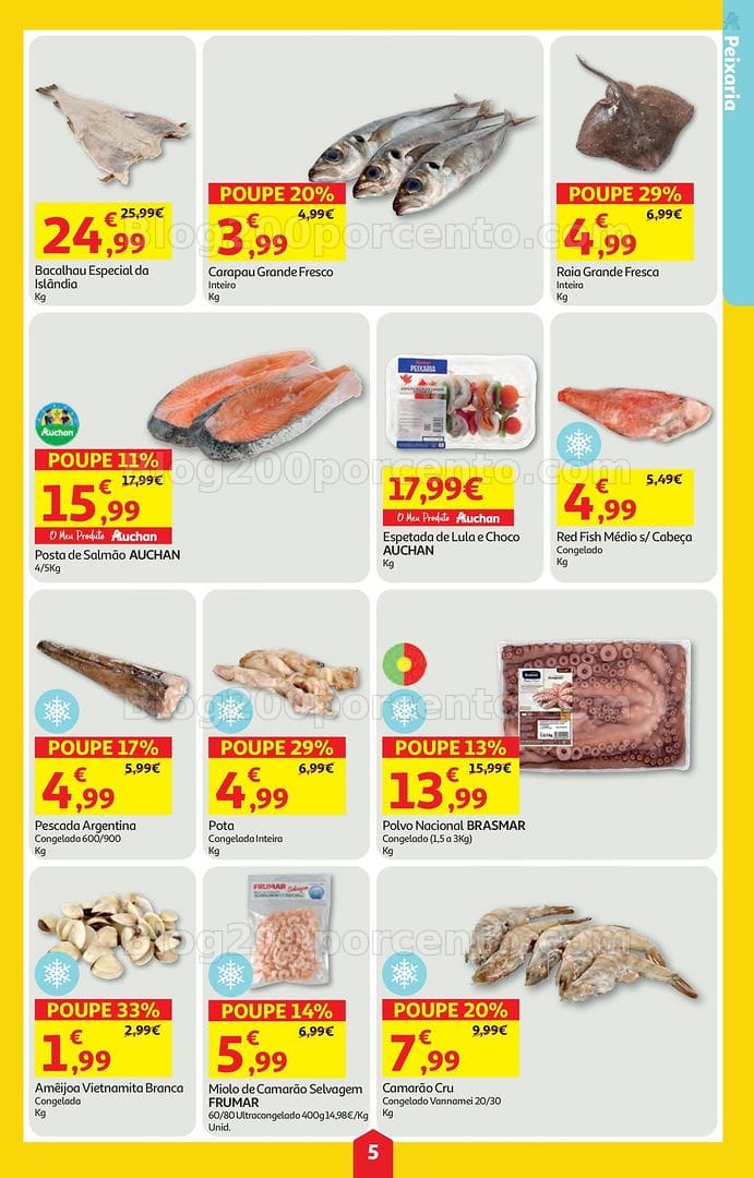 Antevisão Folheto AUCHAN Super Poupança Promoções de 9 a 15 julho