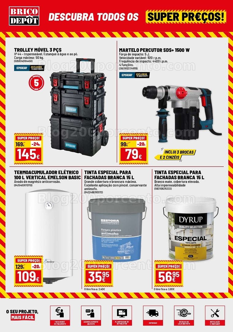 Antevisão Folheto BRICO DEPÔT Promoções de 31 julho a 27 agosto