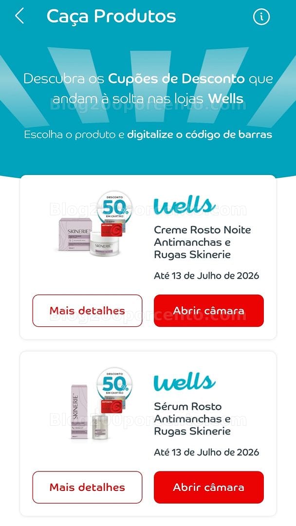 ALERTA - 50% desconto CONTINENTE Novos Caça Produtos até 13 julho