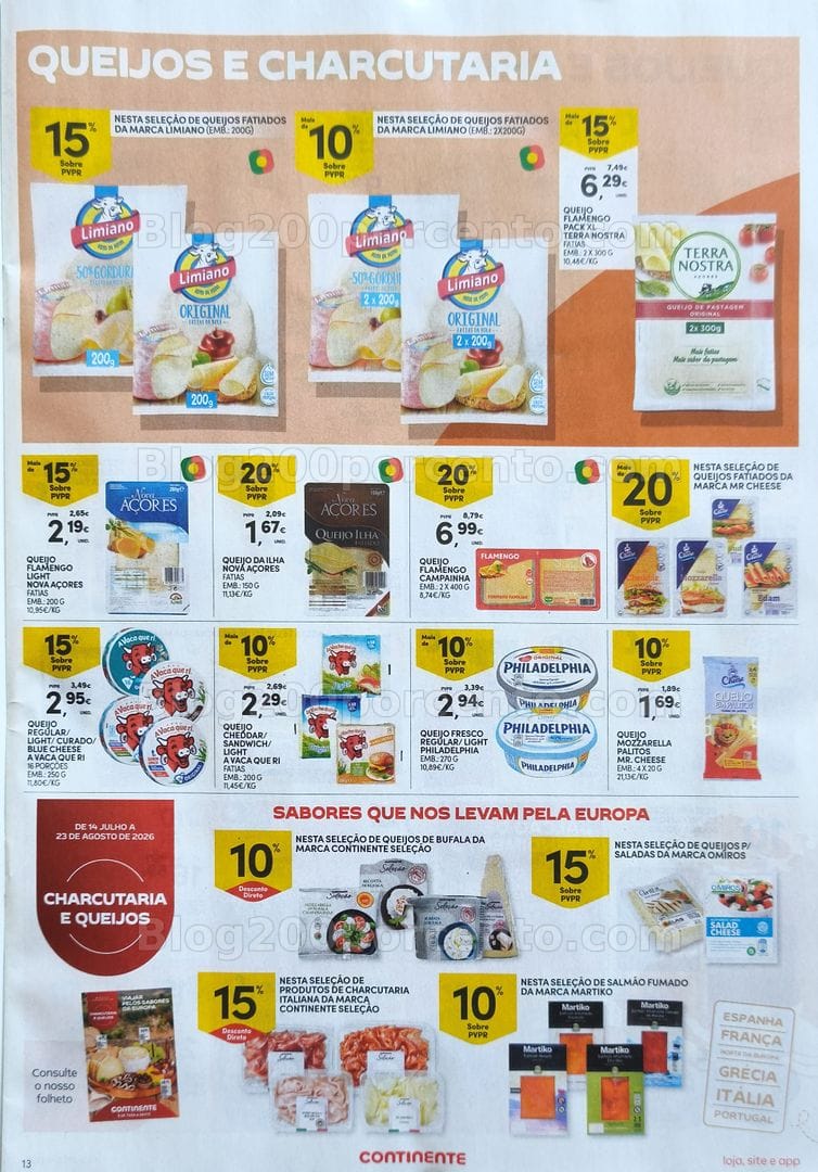 Antevisão Folheto CONTINENTE Promoções de 28 julho a 3 agosto