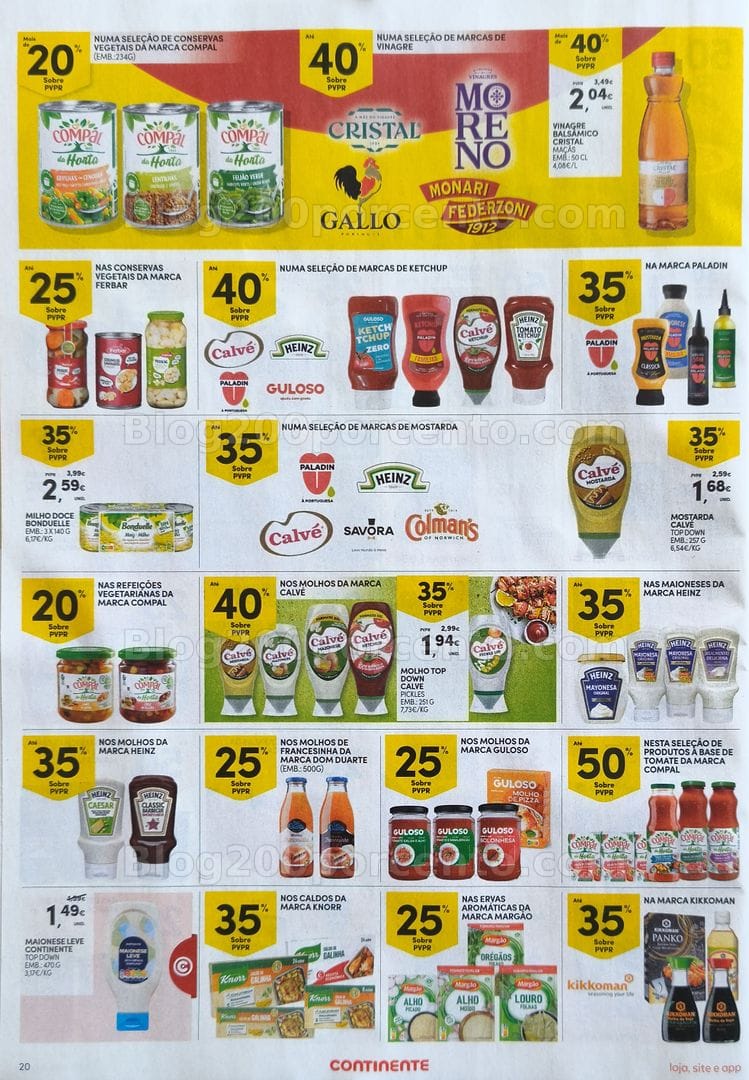 Antevisão Folheto CONTINENTE Promoções de 28 julho a 3 agosto