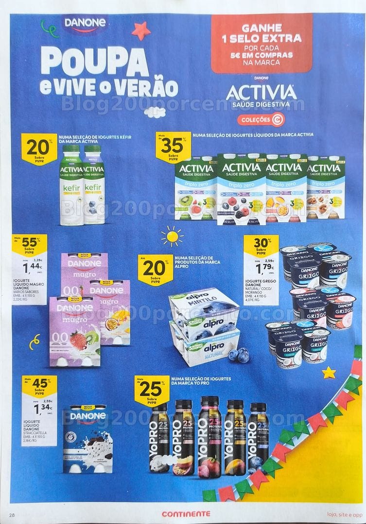 Antevisão Folheto CONTINENTE Promoções de 28 julho a 3 agosto