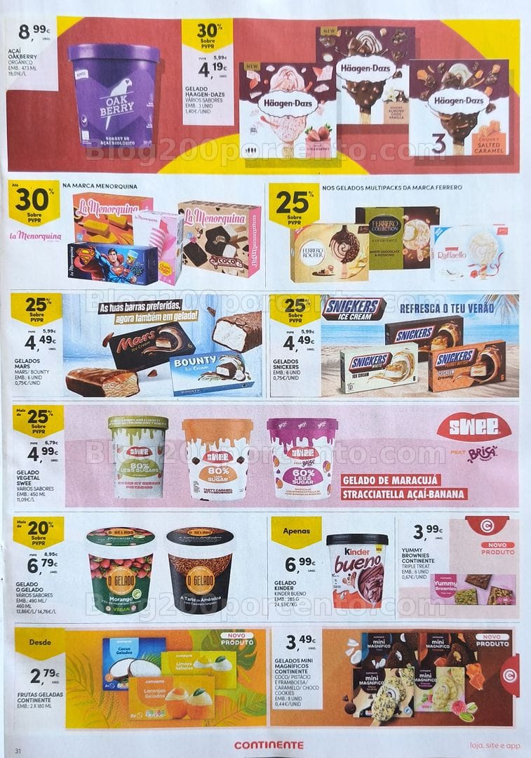 Antevisão Folheto CONTINENTE Promoções de 28 julho a 3 agosto