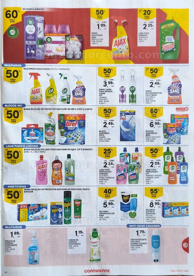 Antevisão Folheto CONTINENTE Promoções de 28 julho a 3 agosto