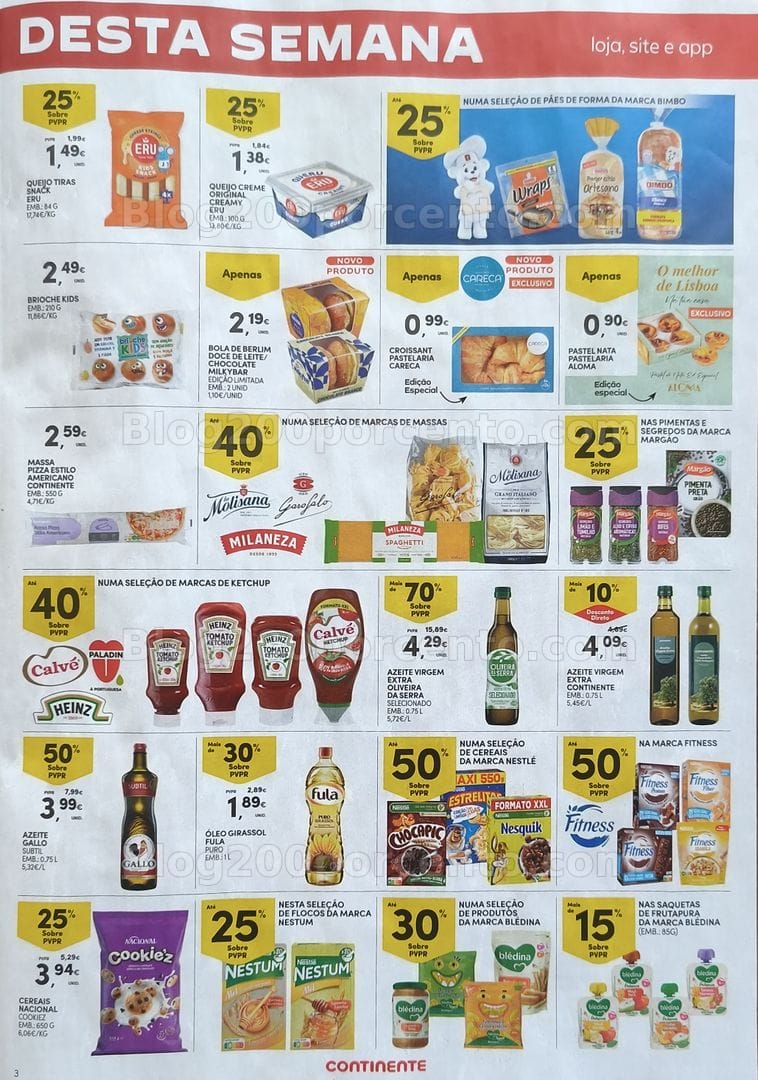 Antevisão Folheto CONTINENTE Promoções Fim de Semana - 10 a 13 julho