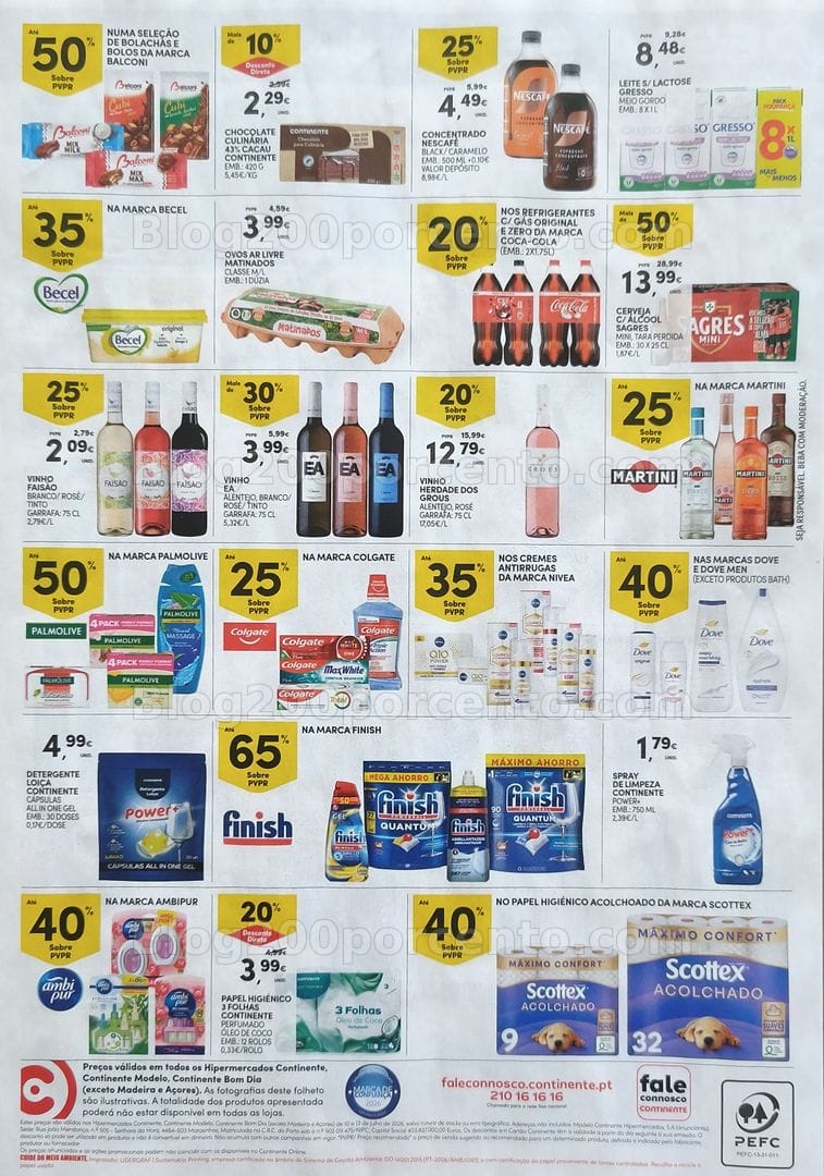Antevisão Folheto CONTINENTE Promoções Fim de Semana - 10 a 13 julho
