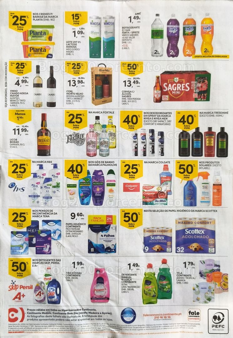 Antevisão Folheto CONTINENTE Promoções Fim de Semana - 17 a 20 julho
