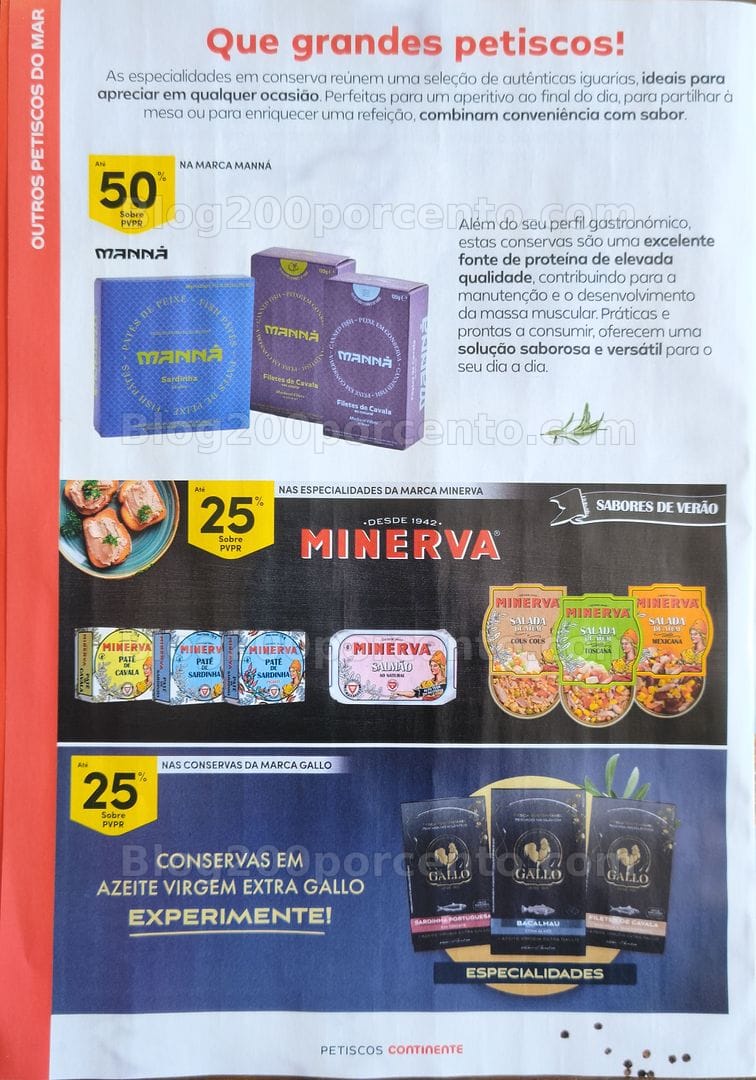 Antevisão Folheto CONTINENTE Petiscos Promoções de 28 julho a 16 agosto