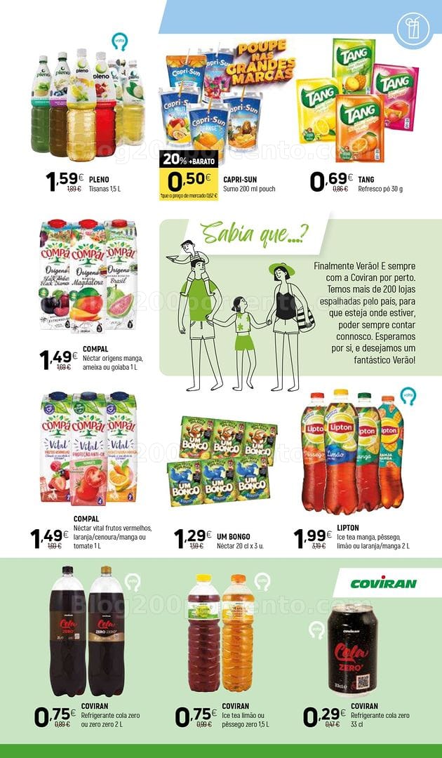 Antevisão Folheto COVIRAN Promoções de 14 a 26 julho