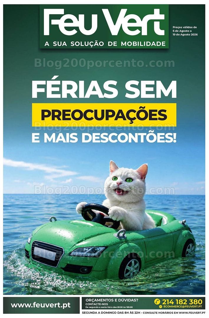 Antevisão Folheto FEU VERT Promoções de 6 a 19 agosto