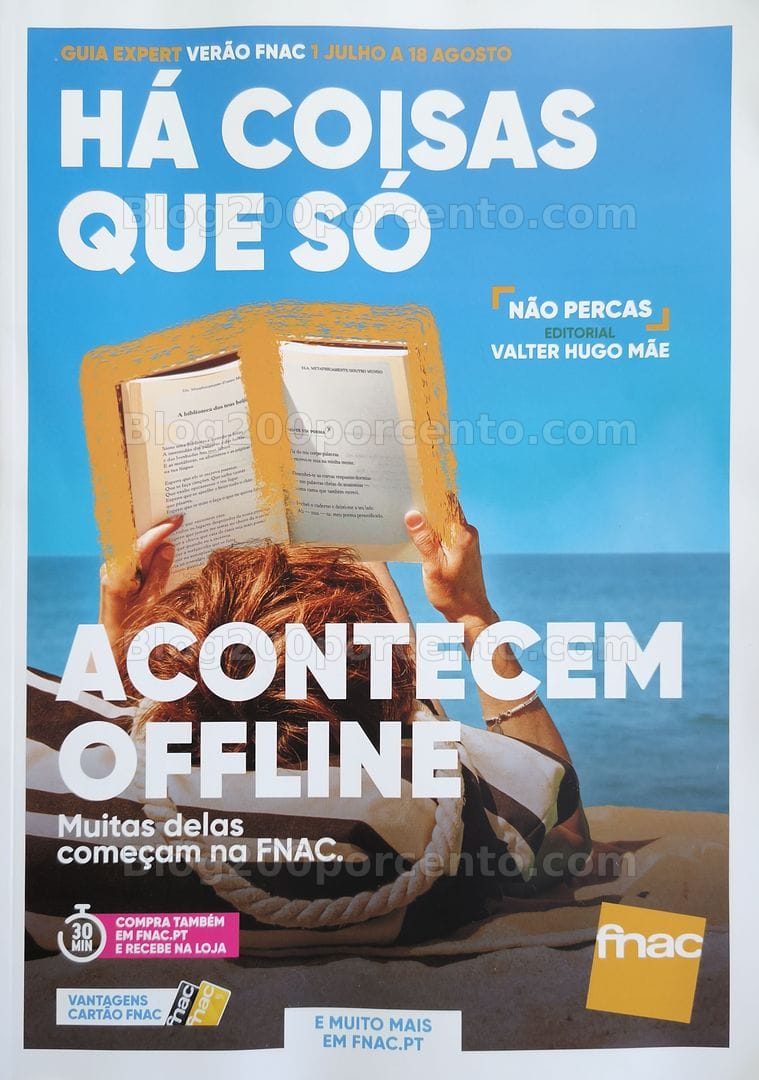 Antevisão Folheto FNAC Verão Promoções de 1 julho a 18 agosto
