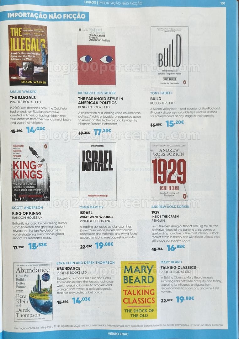 Antevisão Folheto FNAC Promoções de 1 julho a 18 agosto