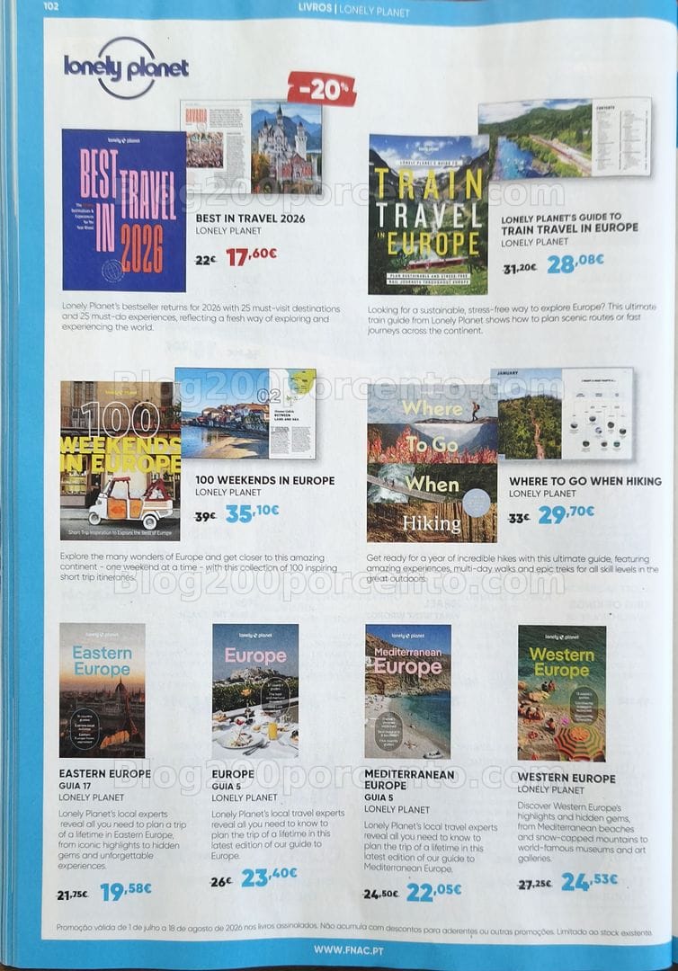 Antevisão Folheto FNAC Promoções de 1 julho a 18 agosto