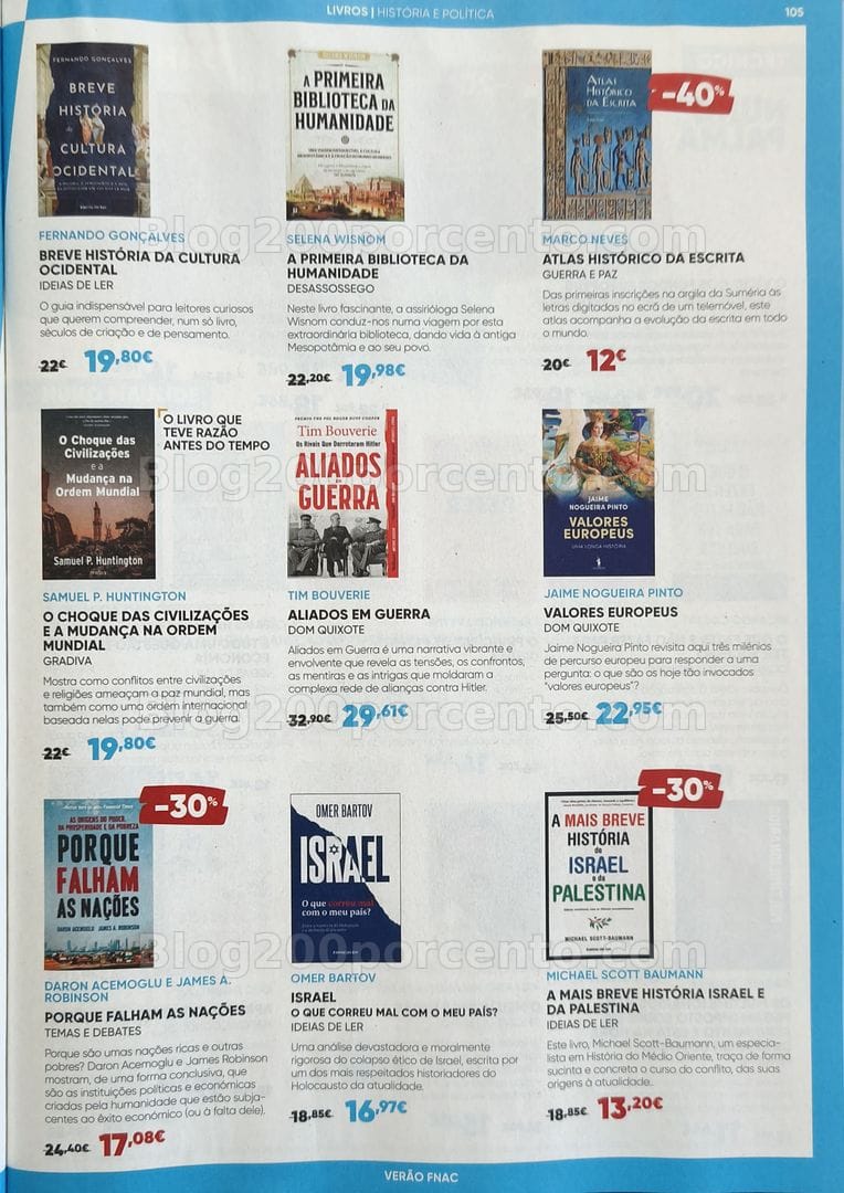 Antevisão Folheto FNAC Promoções de 1 julho a 18 agosto
