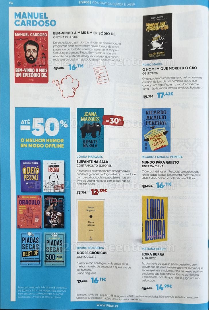 Antevisão Folheto FNAC Promoções de 1 julho a 18 agosto