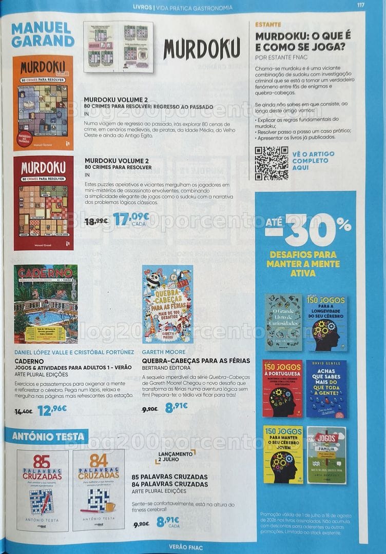 Antevisão Folheto FNAC Promoções de 1 julho a 18 agosto