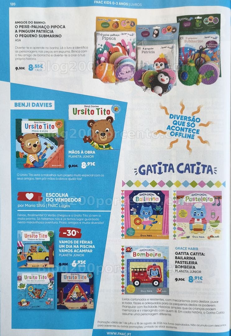 Antevisão Folheto FNAC Promoções de 1 julho a 18 agosto
