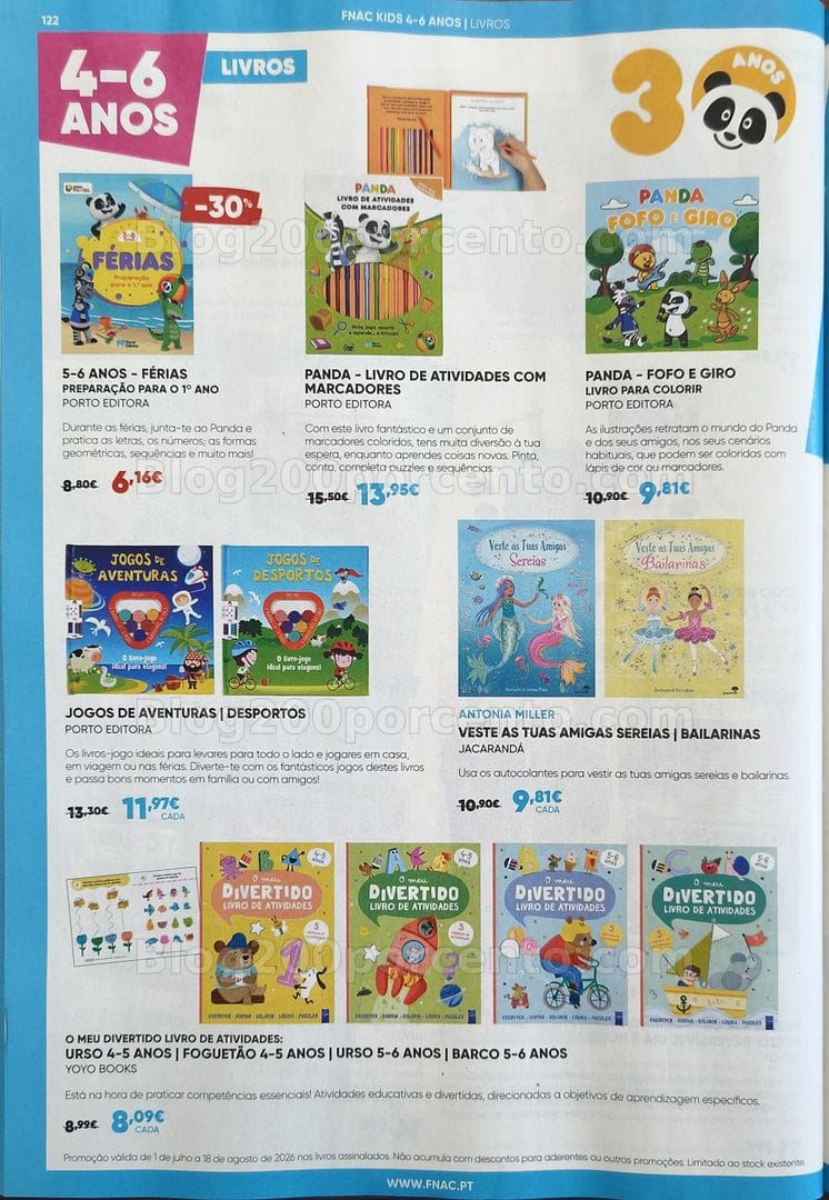 Antevisão Folheto FNAC Promoções de 1 julho a 18 agosto