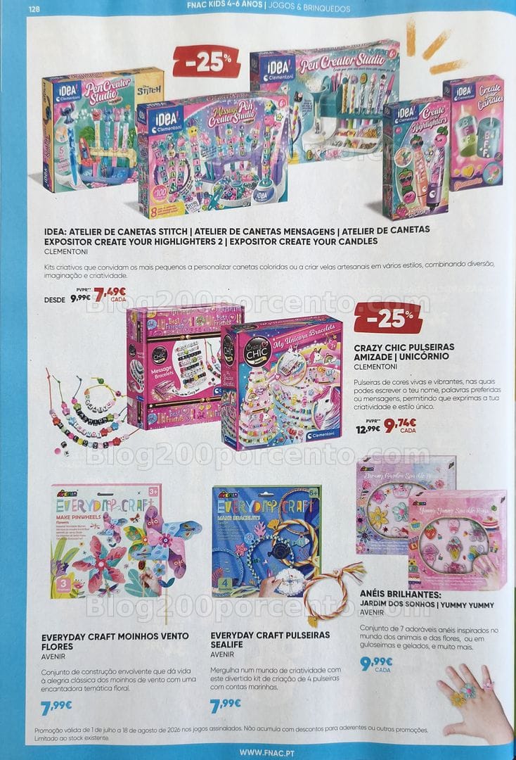Antevisão Folheto FNAC Promoções de 1 julho a 18 agosto