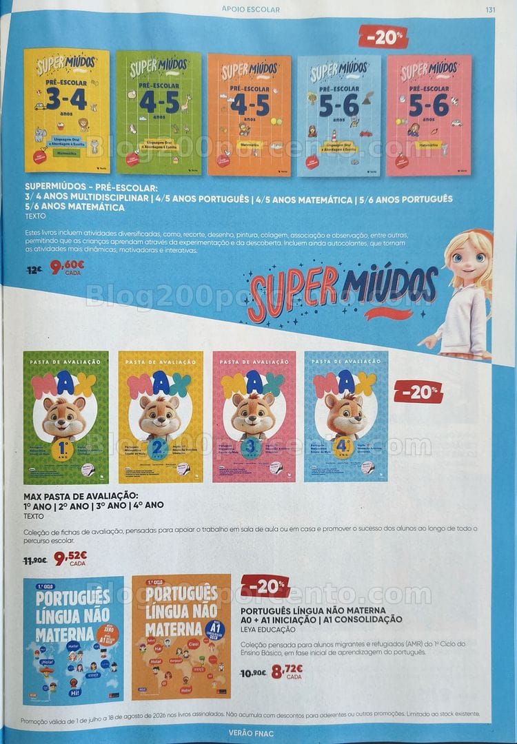 Antevisão Folheto FNAC Promoções de 1 julho a 18 agosto