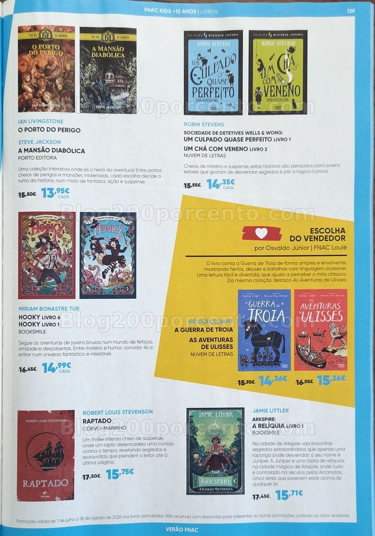 Antevisão Folheto FNAC Promoções de 1 julho a 18 agosto