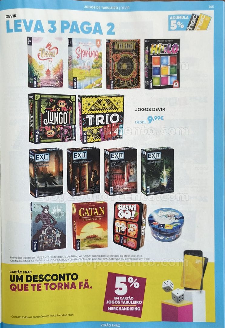 Antevisão Folheto FNAC Promoções de 1 julho a 18 agosto