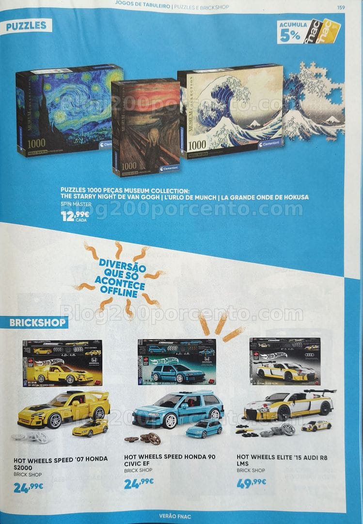 Antevisão Folheto FNAC Promoções de 1 julho a 18 agosto