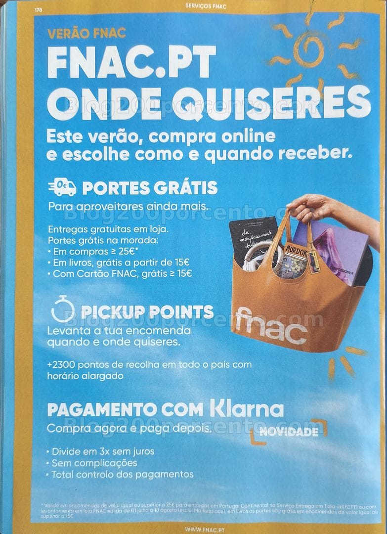 Antevisão Folheto FNAC Promoções de 1 julho a 18 agosto