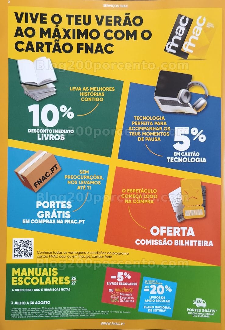 Antevisão Folheto FNAC Promoções de 1 julho a 18 agosto