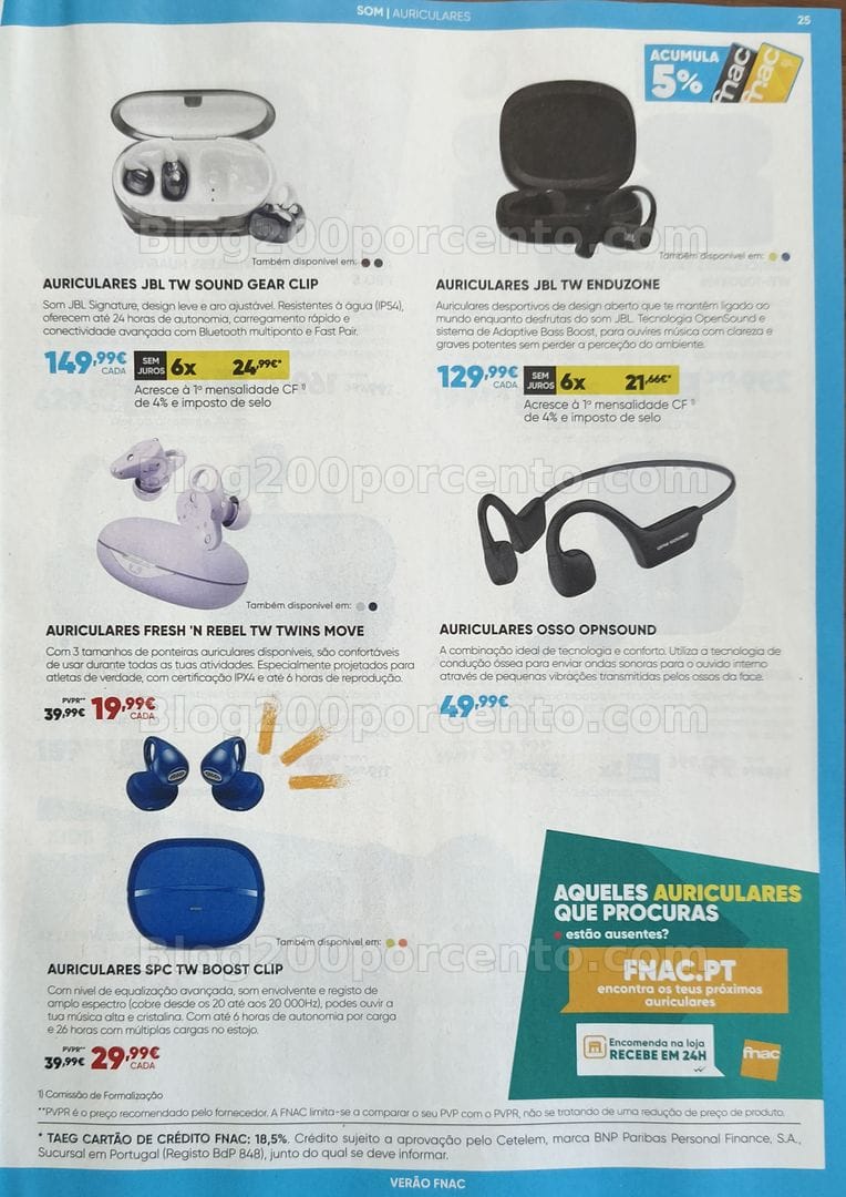 Antevisão Folheto FNAC Promoções de 1 julho a 18 agosto