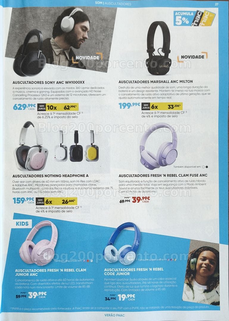 Antevisão Folheto FNAC Promoções de 1 julho a 18 agosto