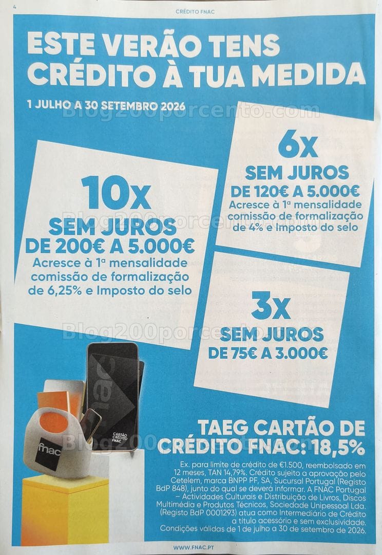 Antevisão Folheto FNAC Promoções de 1 julho a 18 agosto