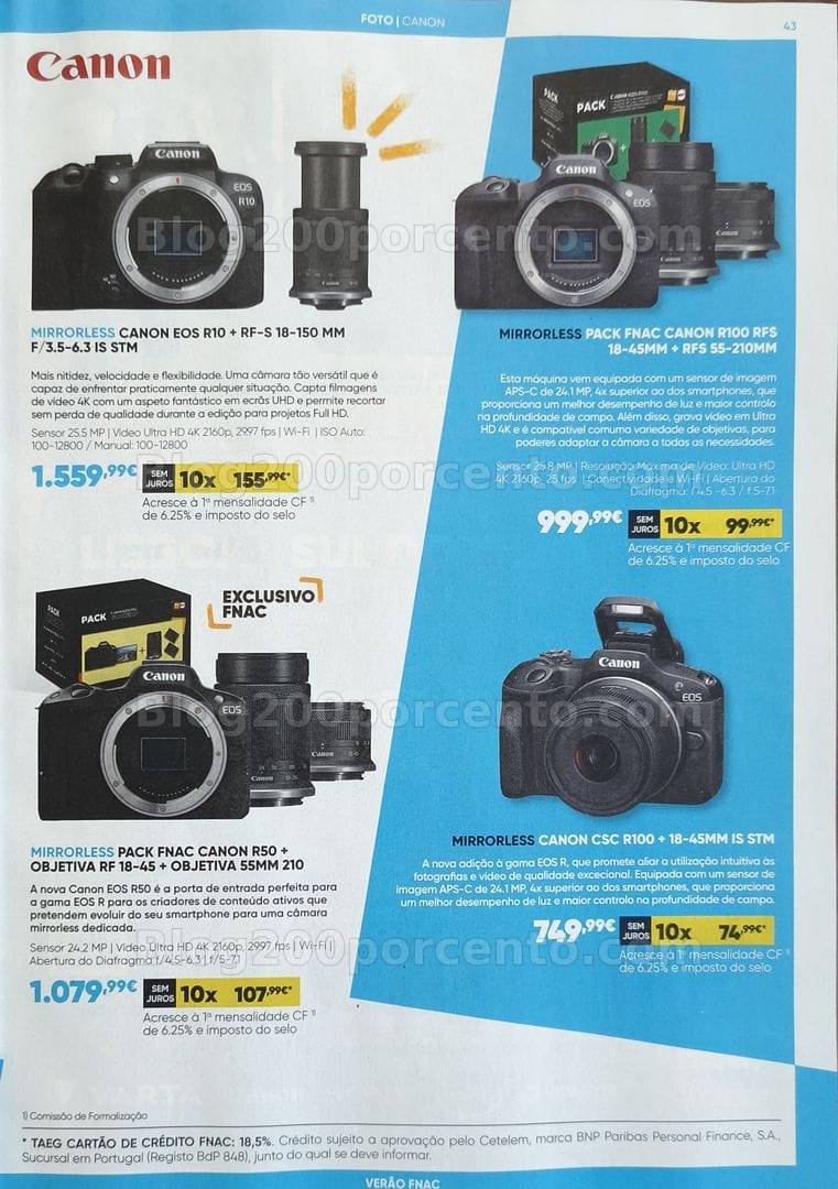 Antevisão Folheto FNAC Promoções de 1 julho a 18 agosto