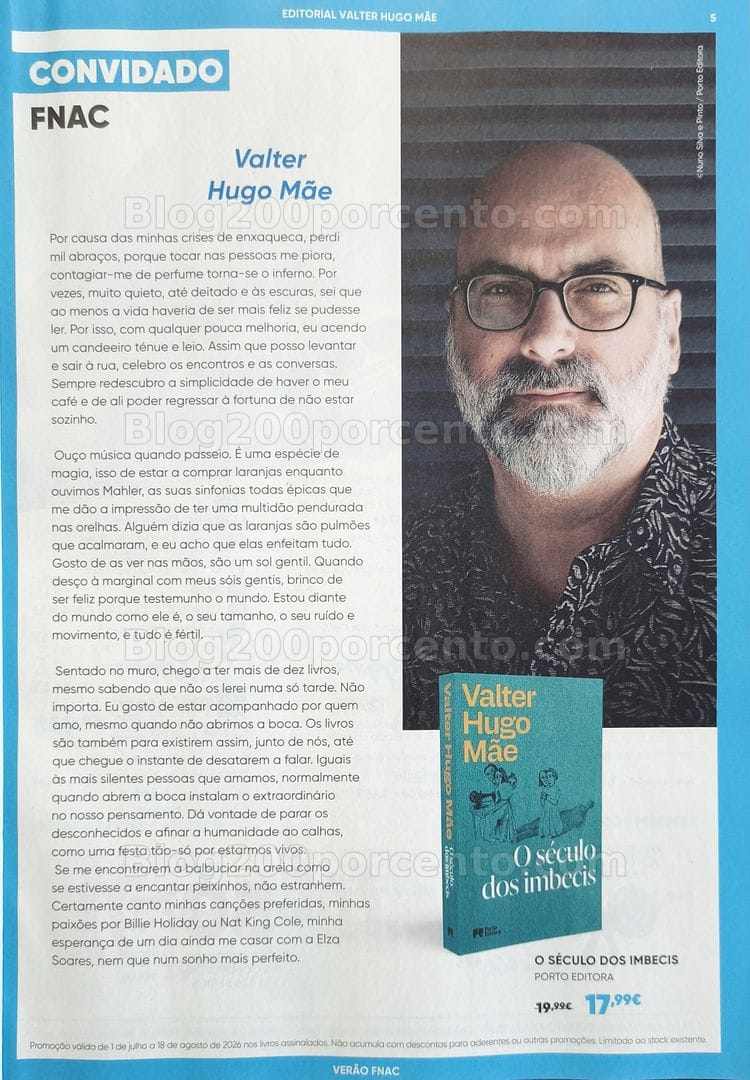 Antevisão Folheto FNAC Promoções de 1 julho a 18 agosto