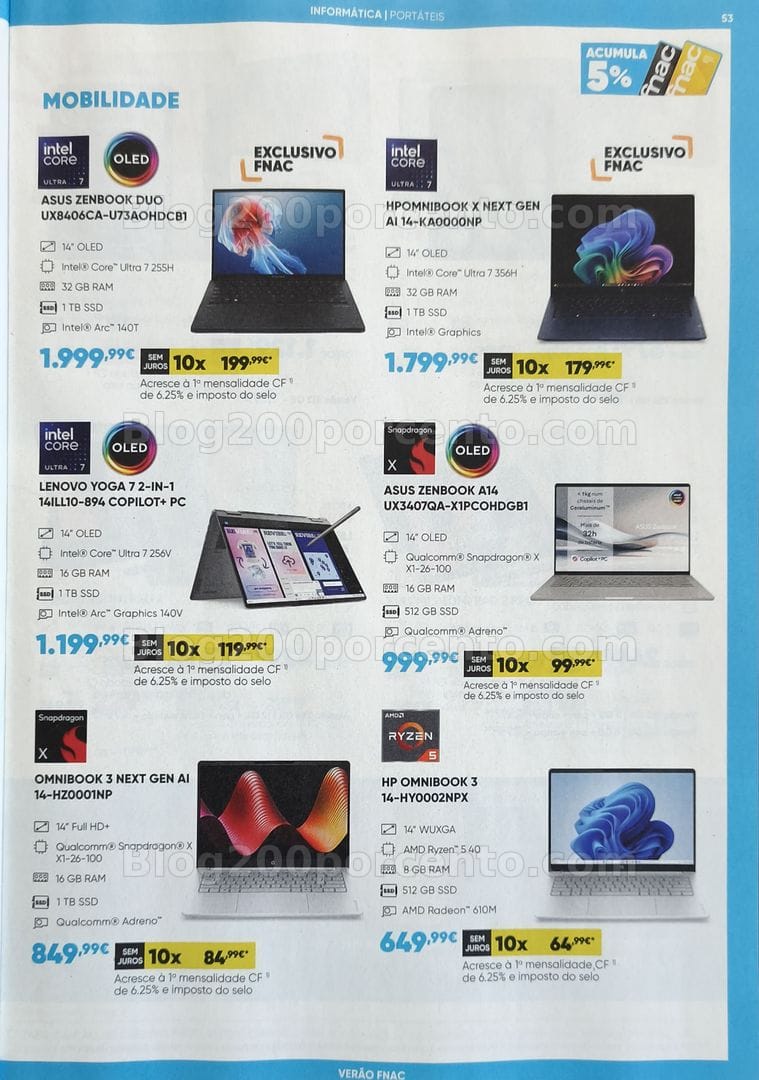Antevisão Folheto FNAC Promoções de 1 julho a 18 agosto