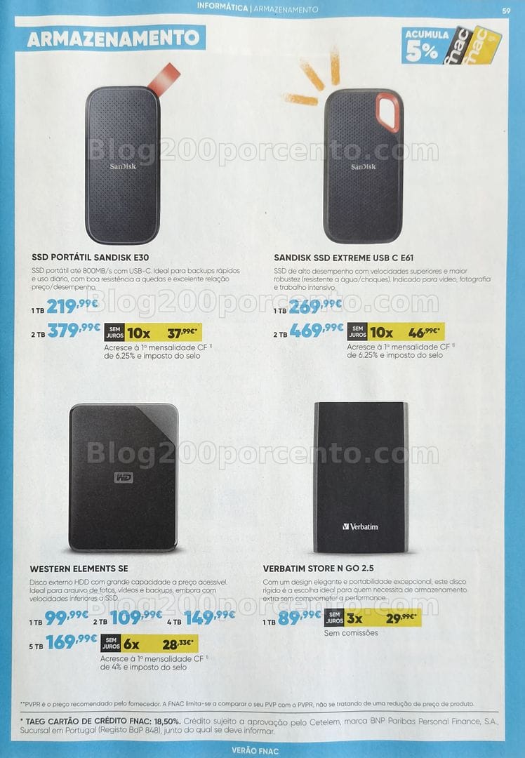 Antevisão Folheto FNAC Promoções de 1 julho a 18 agosto