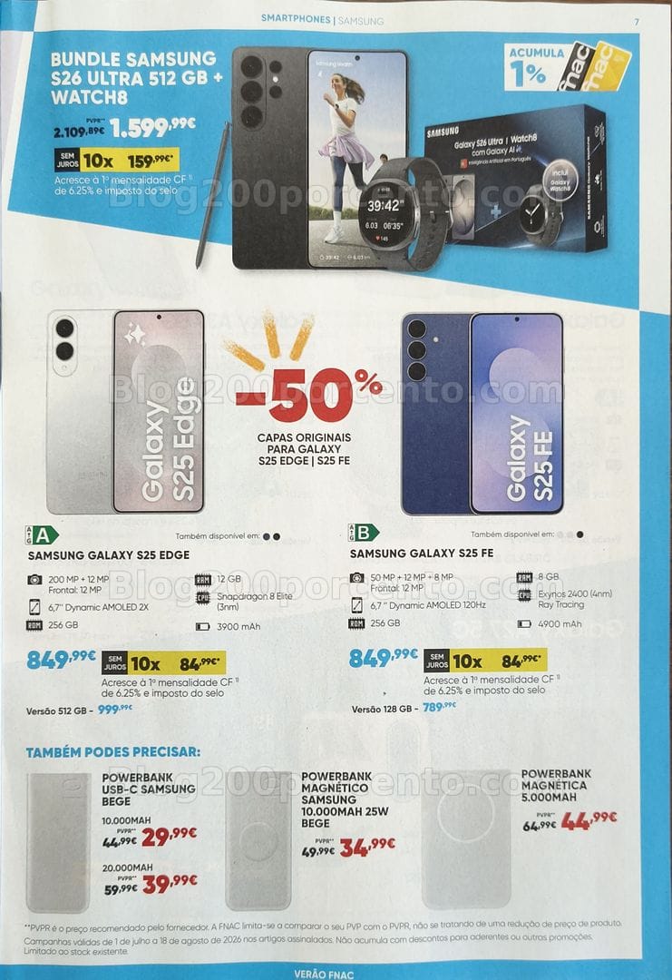 Antevisão Folheto FNAC Promoções de 1 julho a 18 agosto