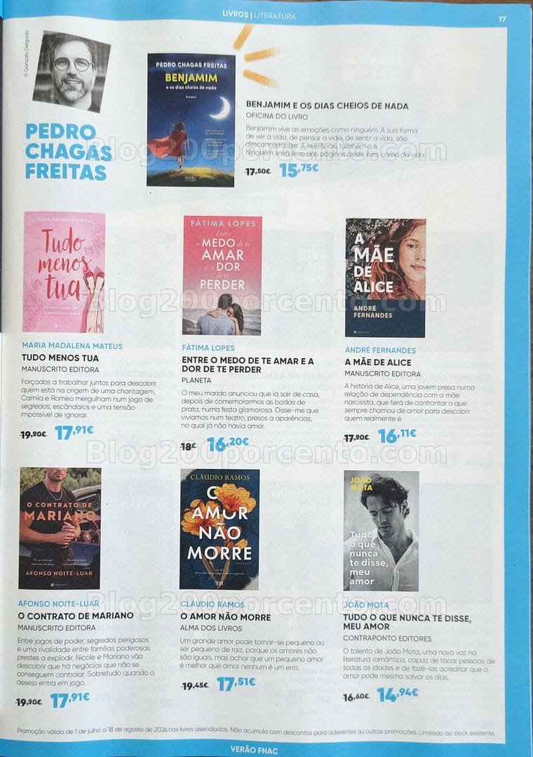 Antevisão Folheto FNAC Promoções de 1 julho a 18 agosto