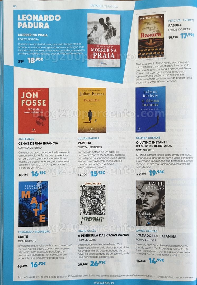 Antevisão Folheto FNAC Promoções de 1 julho a 18 agosto
