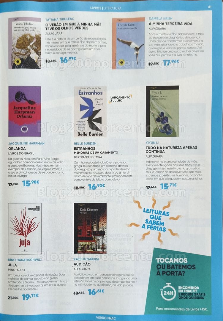 Antevisão Folheto FNAC Promoções de 1 julho a 18 agosto