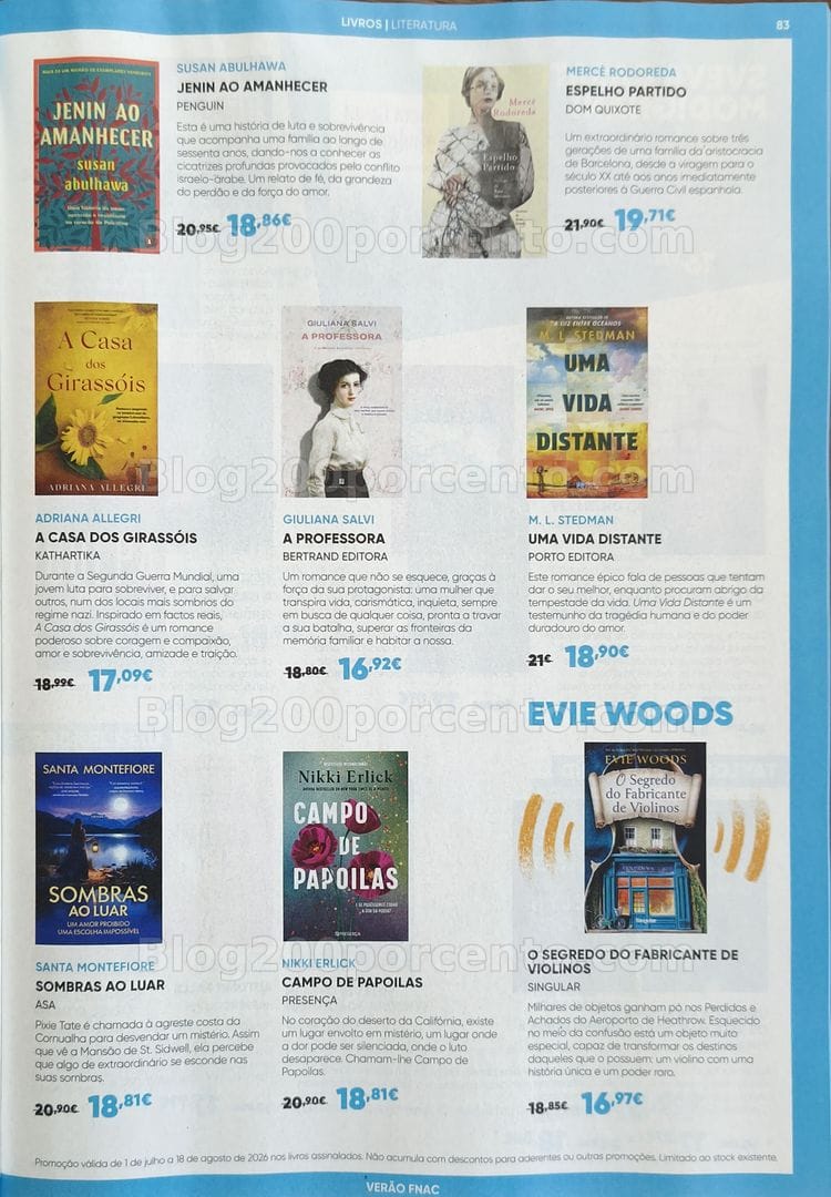 Antevisão Folheto FNAC Promoções de 1 julho a 18 agosto