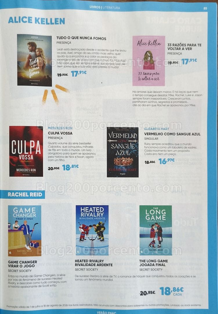 Antevisão Folheto FNAC Promoções de 1 julho a 18 agosto