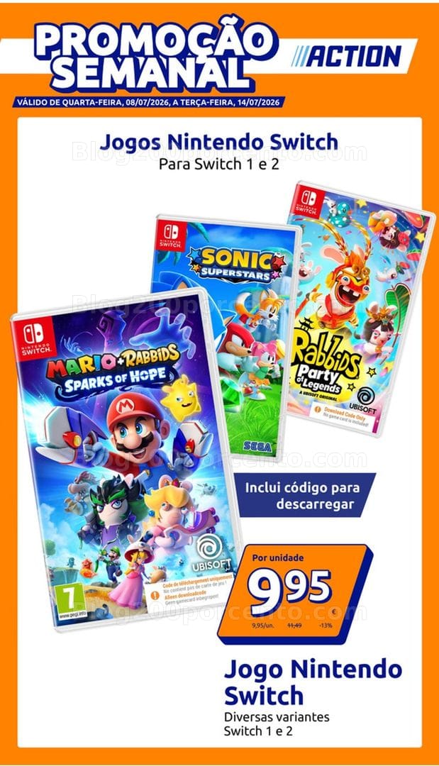 Antevisão Folheto ACTION Promoções de 8 a 14 julho