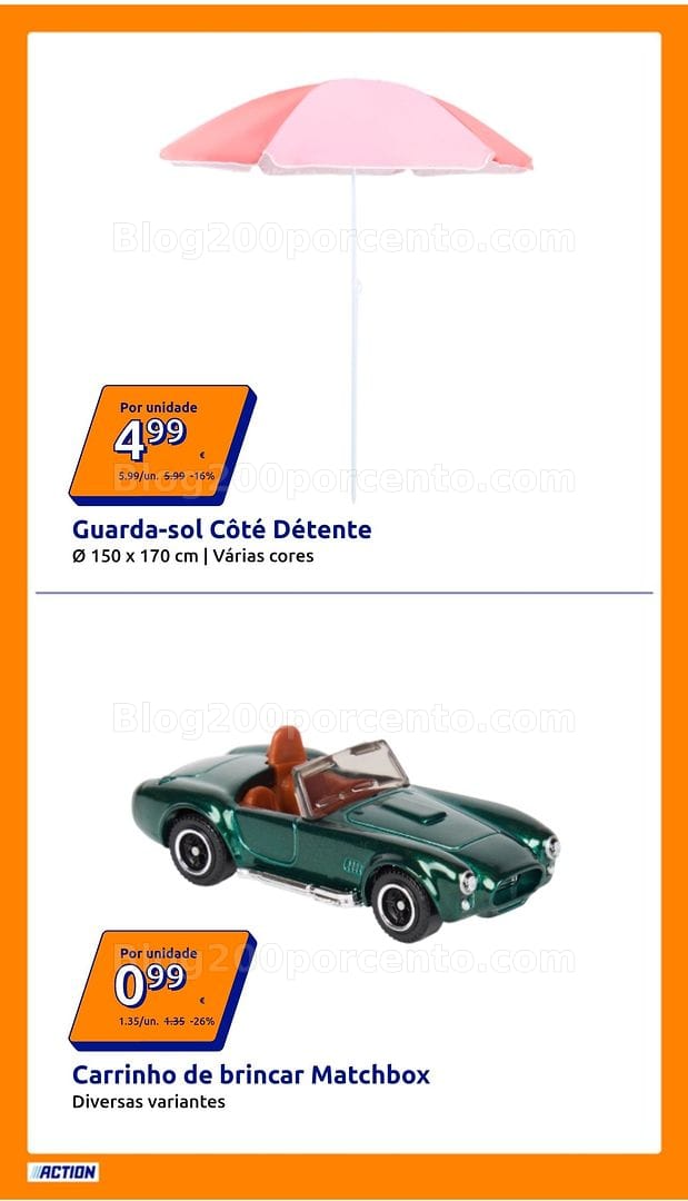 Antevisão Folheto ACTION Promoções de 8 a 14 julho