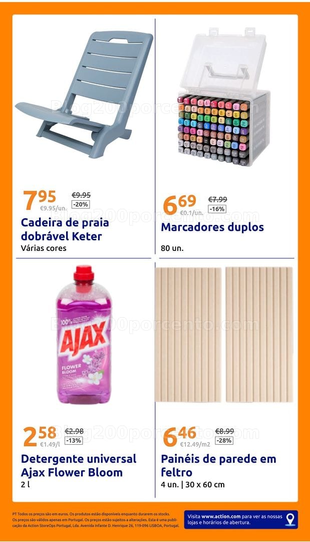 Antevisão Folheto ACTION Promoções de 8 a 14 julho