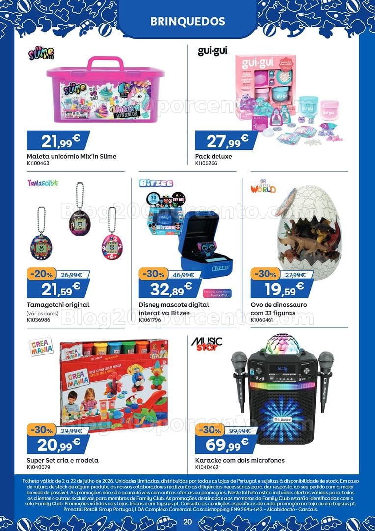 Antevisão Folheto TOYSRUS Verão Promoções de 2 a 22 julho