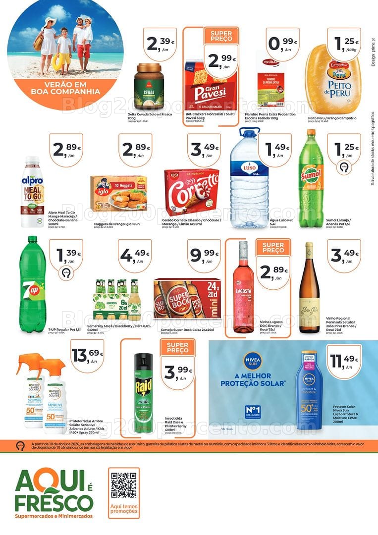 Antevisão Folheto AQUI É FRESCO Promoções de 1 a 12 julho