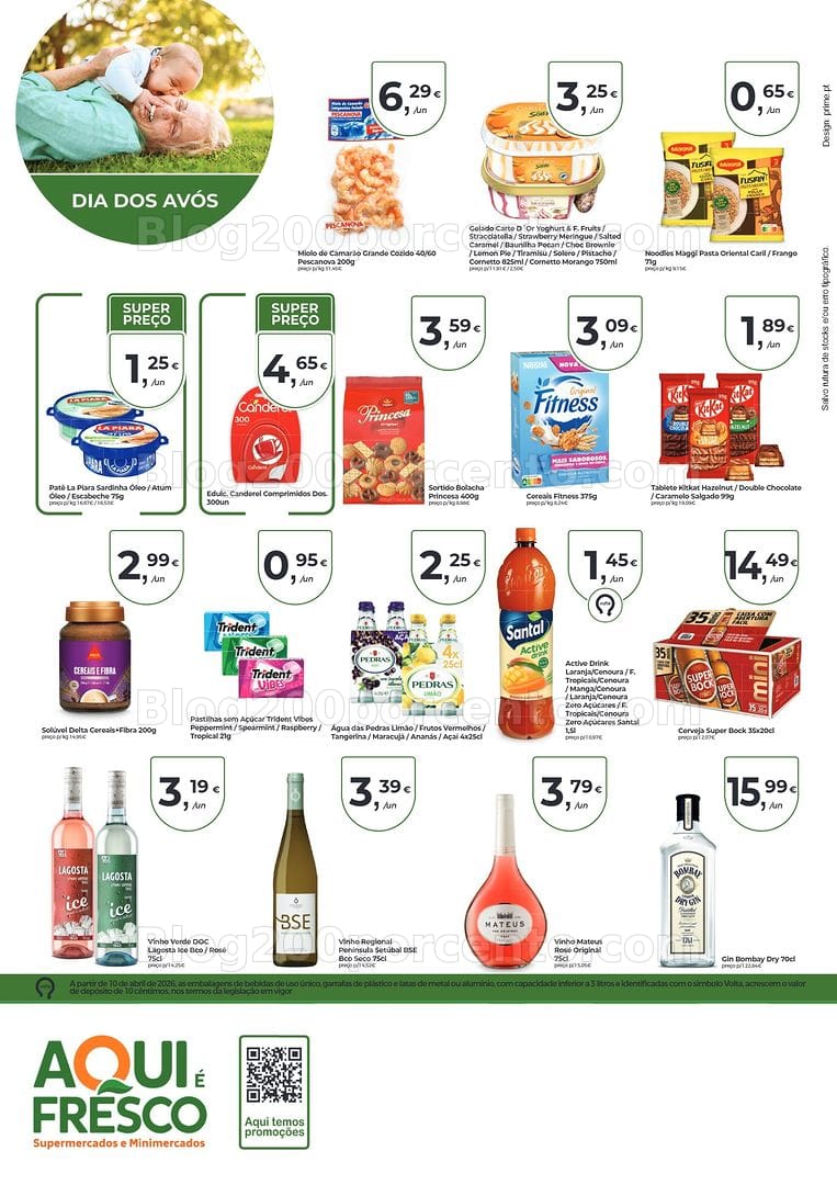 Antevisão Folheto AQUI É FRESCO Promoções de 15 a 26 julho