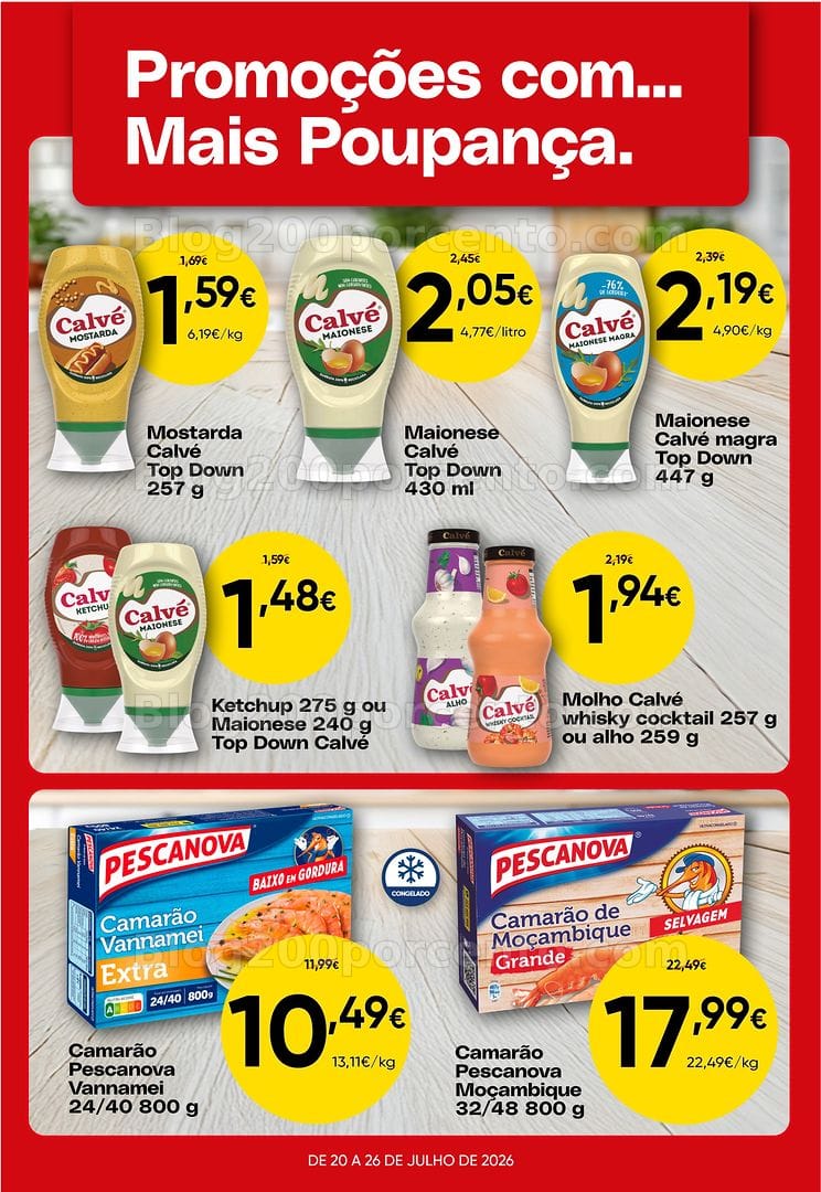 Antevisão Folheto FROIZ Promoções de 20 a 26 julho